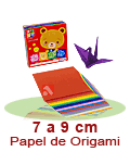 Clique para ver a categoria de papel de origami de 7 a 9 cent�metros
