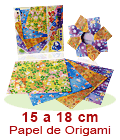 Clique para ver a categoria de papel de origami de 15 a 18 cent�metros