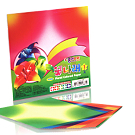 (15 CA31K2) Papel de Origami 15  x 15 cm - 01 Padrão / 05 Cores - 30 Fls. Face Simples