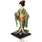 Boneca Gueixa 30cm - Roupa Verde (RN5028)