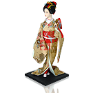 Boneca Gueixa 30cm - Roupa Dourada (RN5042)