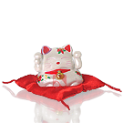 Gato da Sorte - 5cm Vermelho (07-A)