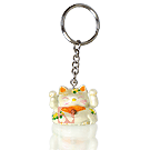Gato da Sorte Chaveiro - 2,5cm Amarelo (09-B)