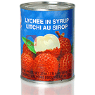 Lichia em Calda - Lata - Peso: Bruto 565g/ Drenado 230g