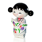 Kokeshi Chiquinha Roxa