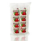 Chiclete Ball Bubble Gum Strawberry - 8 Packs  x 5.6g (44.8g)