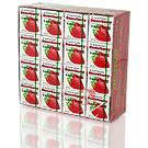 Chiclete Ball Bubble Gum Strawberry  - 48 Packs x 5.6g (259g)