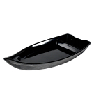 Barco Preto p/ Sushi Individual c/divisória (Relevo)
