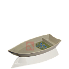 Barco p/ Sushi Bege Escuro Individual