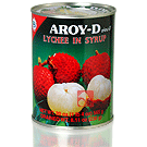 Lichia em Calda Aroy - Peso: Bruto 565g/ Drenado 230g