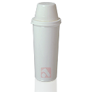 Garrafa de Plástico V-Color Suitou White Capacidade - 420ml