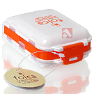 Porta Objetos Folca - Branco/Laranja
