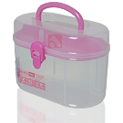 Caixa Tough Box Oval Rosa