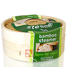 Base de Bambu p/ Cozimento a Vapor (1 Vasilha) - 24cm Diâmetro