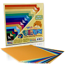 (AE11Y2) Papel de Origami 18  x 18 cm - 15 folhas  - Dupla Face - 30 Cores