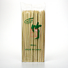 Espetinho (Palitinho) de Bambu Tradicional c/ 100 unid (Ponta Simples) - 18 cm