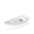 Barco p/ Sushi Branco Individual - Bambu