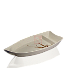Barco p/ Sushi Bege Pequeno - Bambu