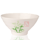 Tigela Owan Branca p/ Arroz - Estampa Bambu