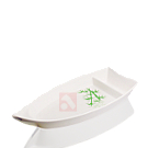 Barco p/ Sushi Branco Pequeno - Bambu