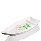 Barco p/ Sushi Branco Médio - Bambu