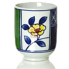 Copo Chá - Flores Cod. 684