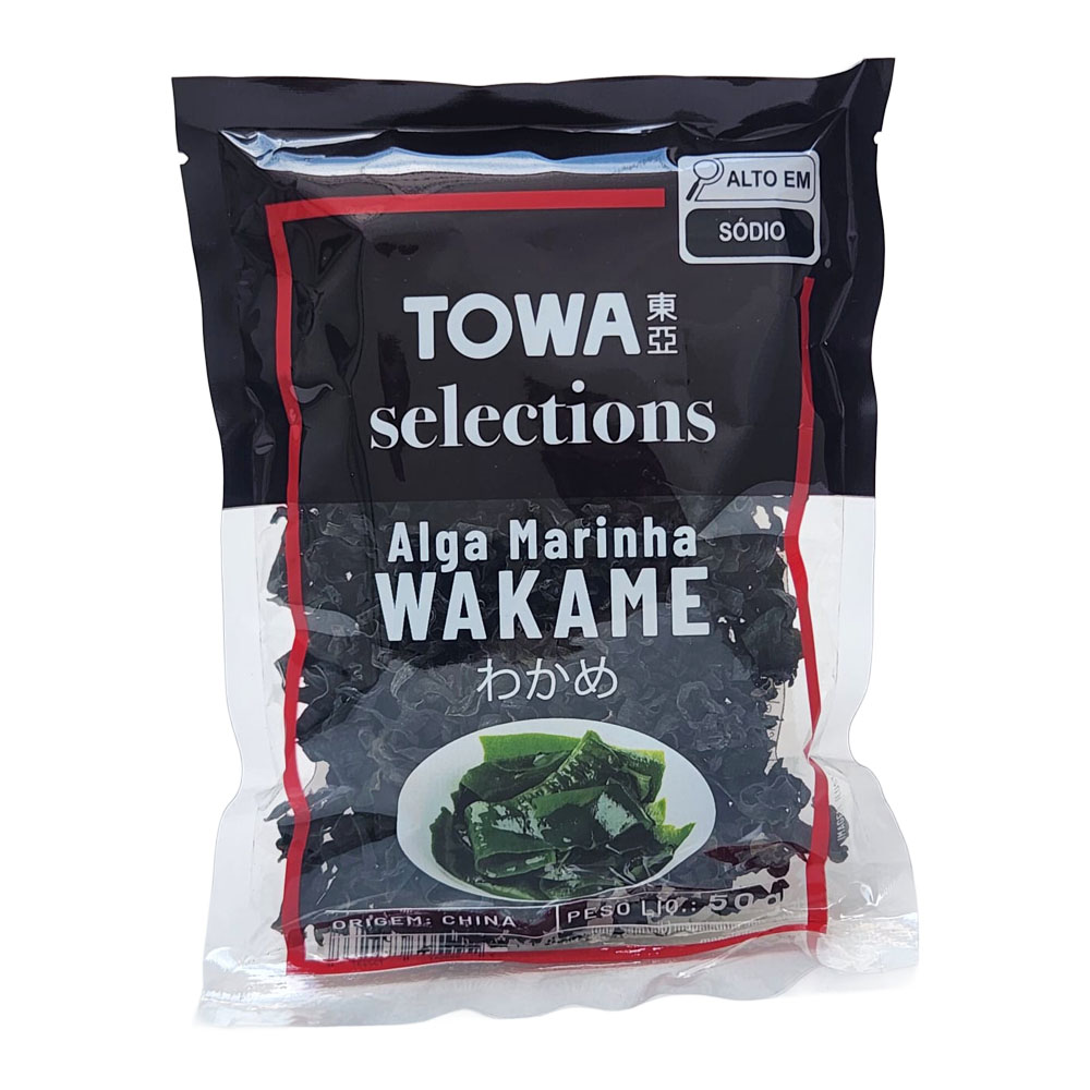 Wakame⑥ Alga Cut Wakame Desidratada - 50g :: ASIA SHOP