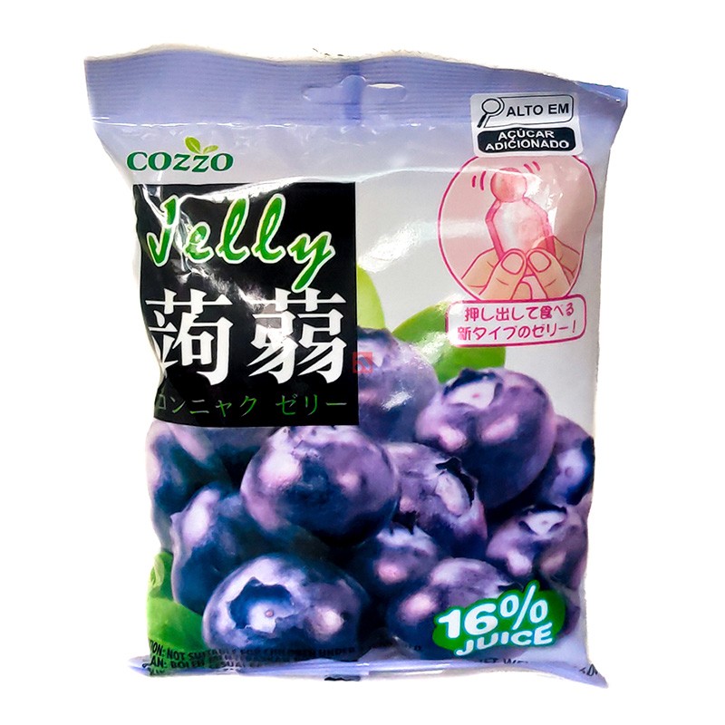 Gelatina de Konjac (Konnyaku) - Sabor Mirtilo - 160g :: ASIA SHOP