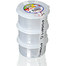 Pote Shikkari Pack - 3 x 180ml Diâmetro 8cm
