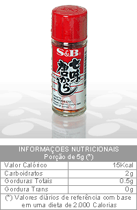 甘やかしラミイ sp 002b-054sp ars10+ Pimenta Vermelha Shichimi Togarashi (Nanami) - 15g :: ASIA SHOP