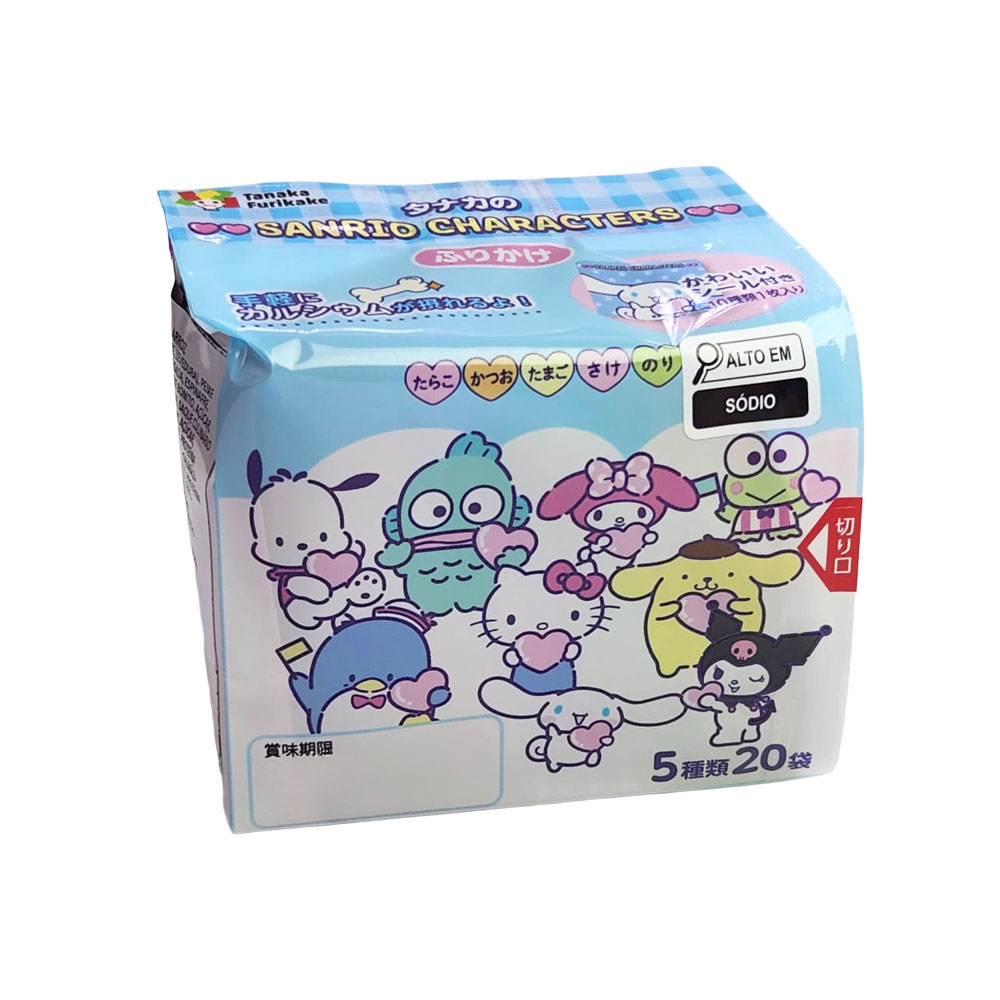 Furikake - Tempero p/ Arroz – Pack 20 Sachês / 5 Sabores - 40g