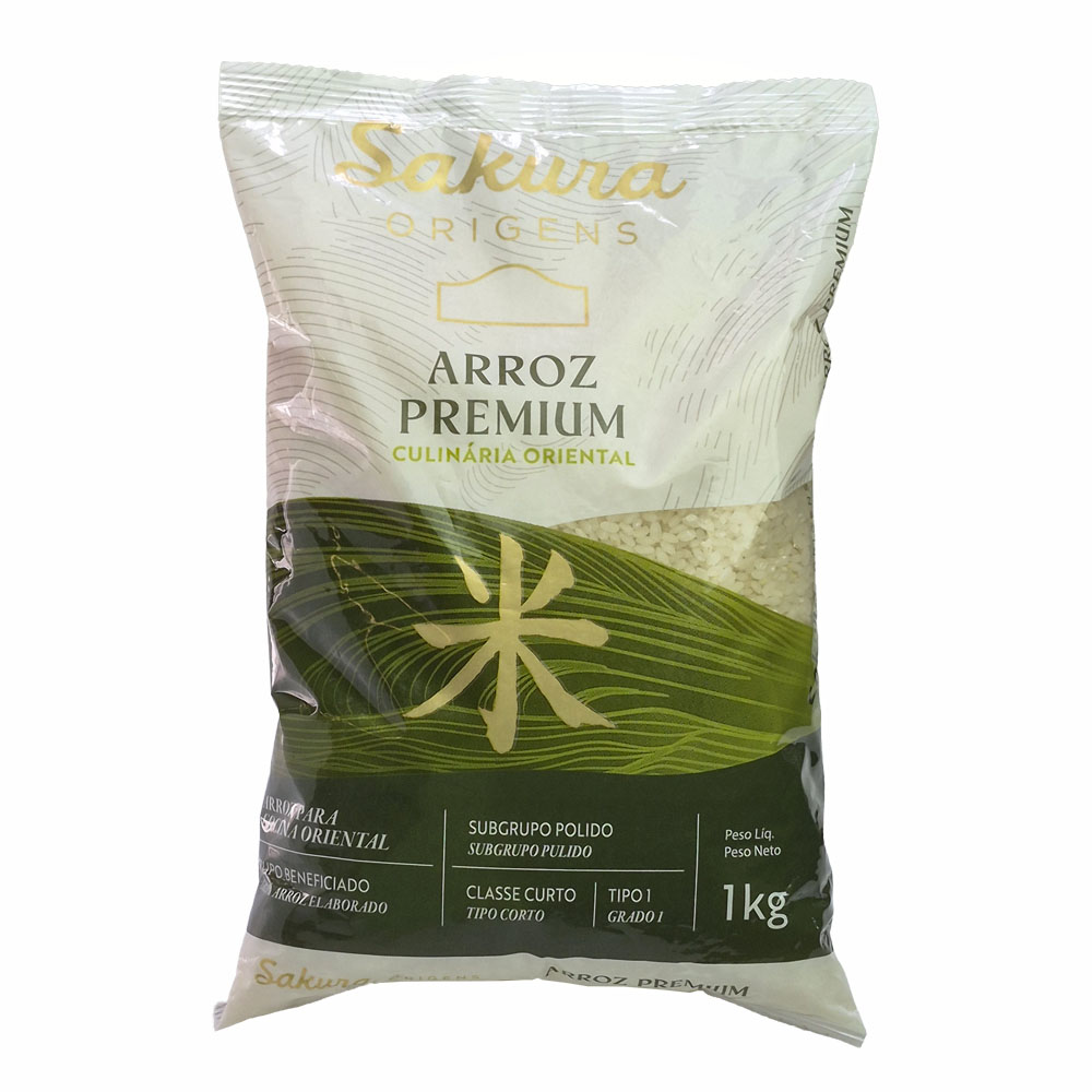 Arroz Premium – Grão Curto Premium - Sakura - 1Kg