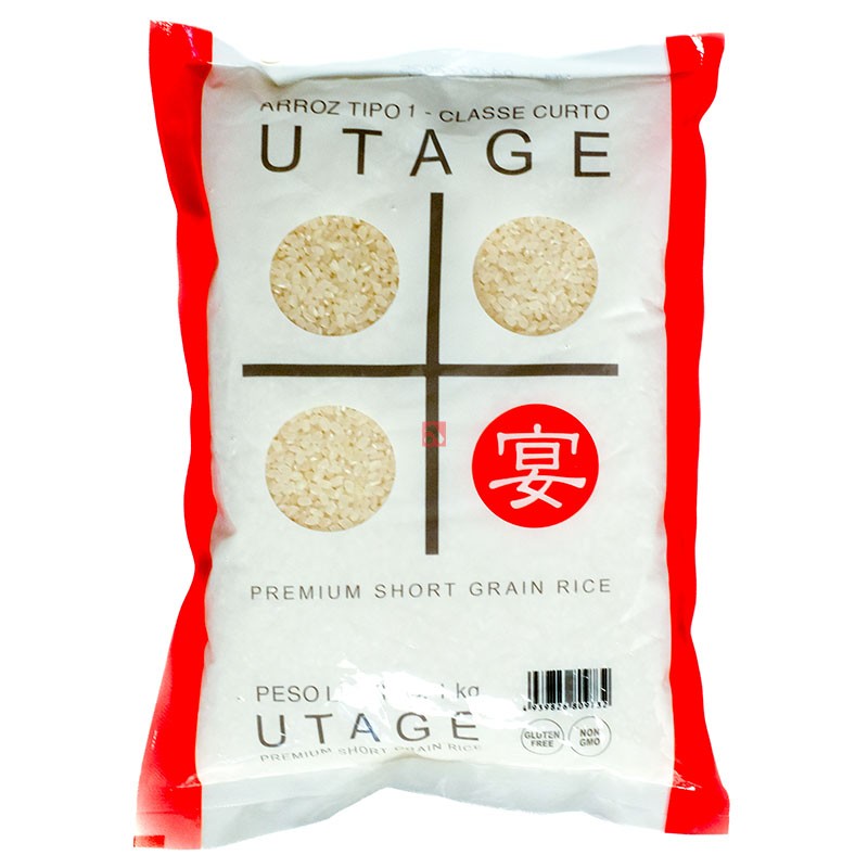 Arroz Utage Premium – Grão Curto - 1Kg