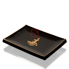 Bandeja Retangular p/Sushi 18x12cm- Letra (Cód. 724)