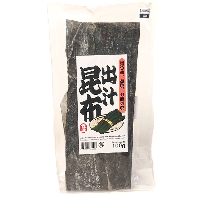Alga Kombu Desidratada - Dashi Kombu - 100g