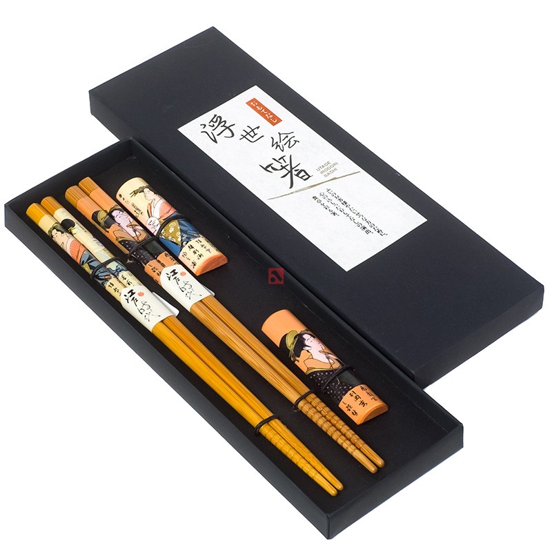 Conjunto de Hashi - 4 peças - Gueixas