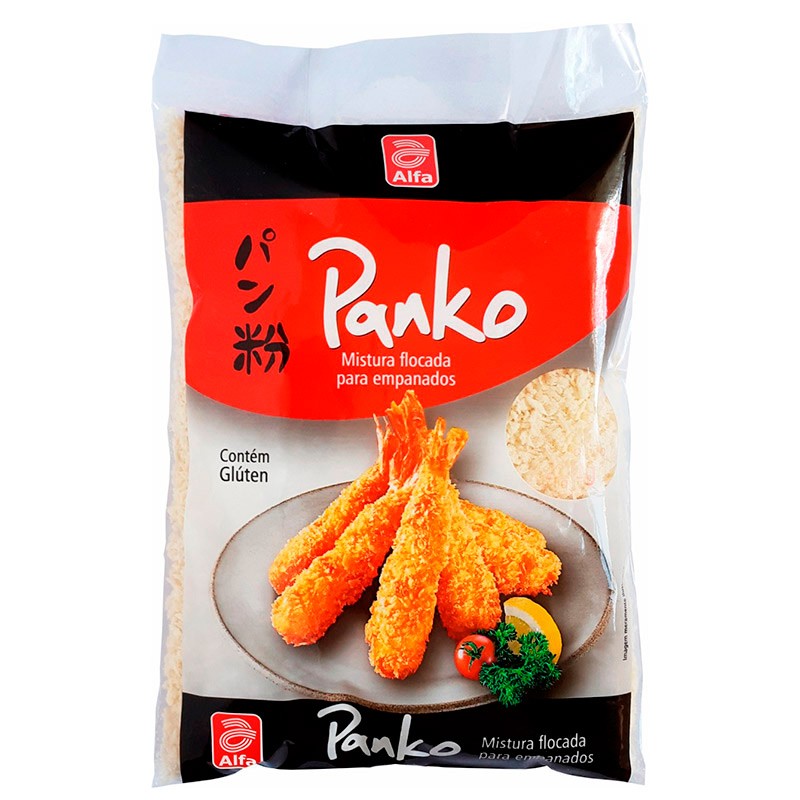 Farinha Panko - Farinha de Rosca p/ Empanar - Alfa - 1kg (Val: 28/09/2026)