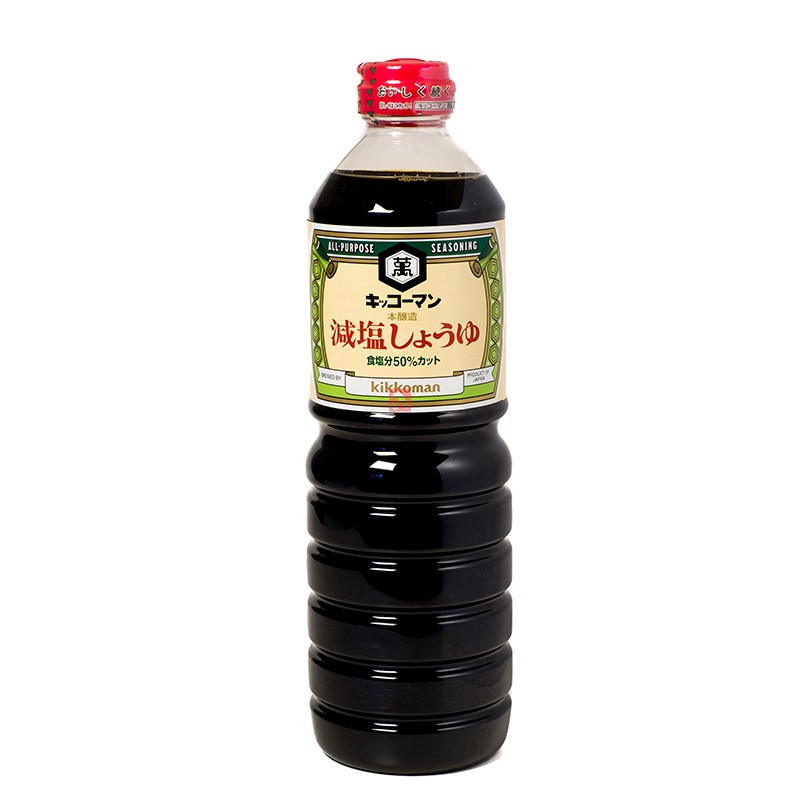 Molho de Soja Genen (Redução 50% Sódio) - Kikkoman - 1Litro