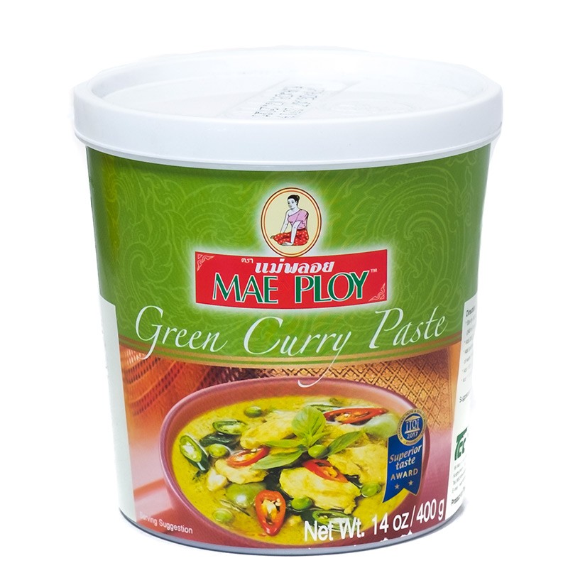 Pasta de Curry Verde (Mae Ploy)- 400g :: ASIA SHOP