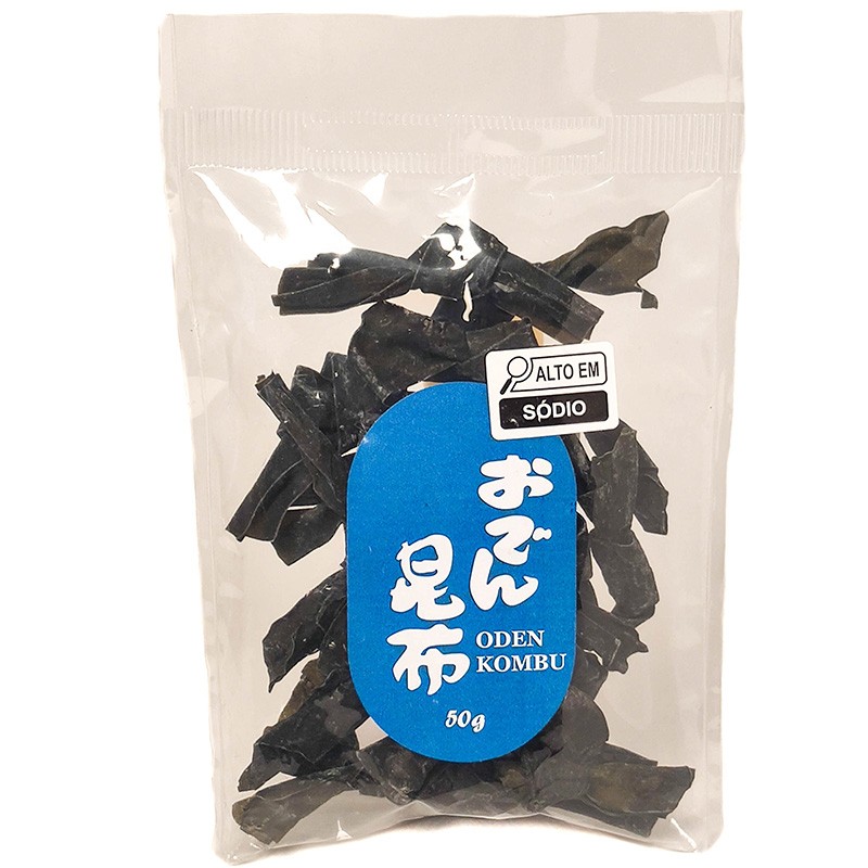 Alga Kombu com Nó – Oden Kombu - 50g
