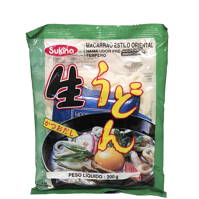 Macarrão Oriental Pré-Cozido c/ Tempero - Nama Udon Sukina - 200g